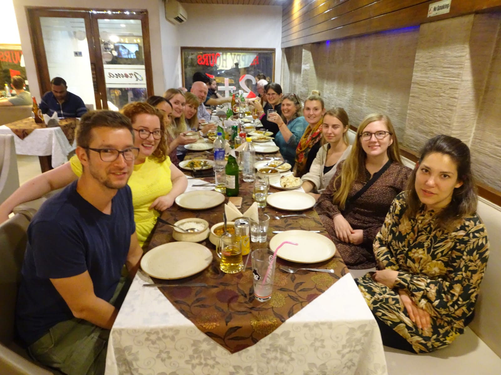 Final group farewell