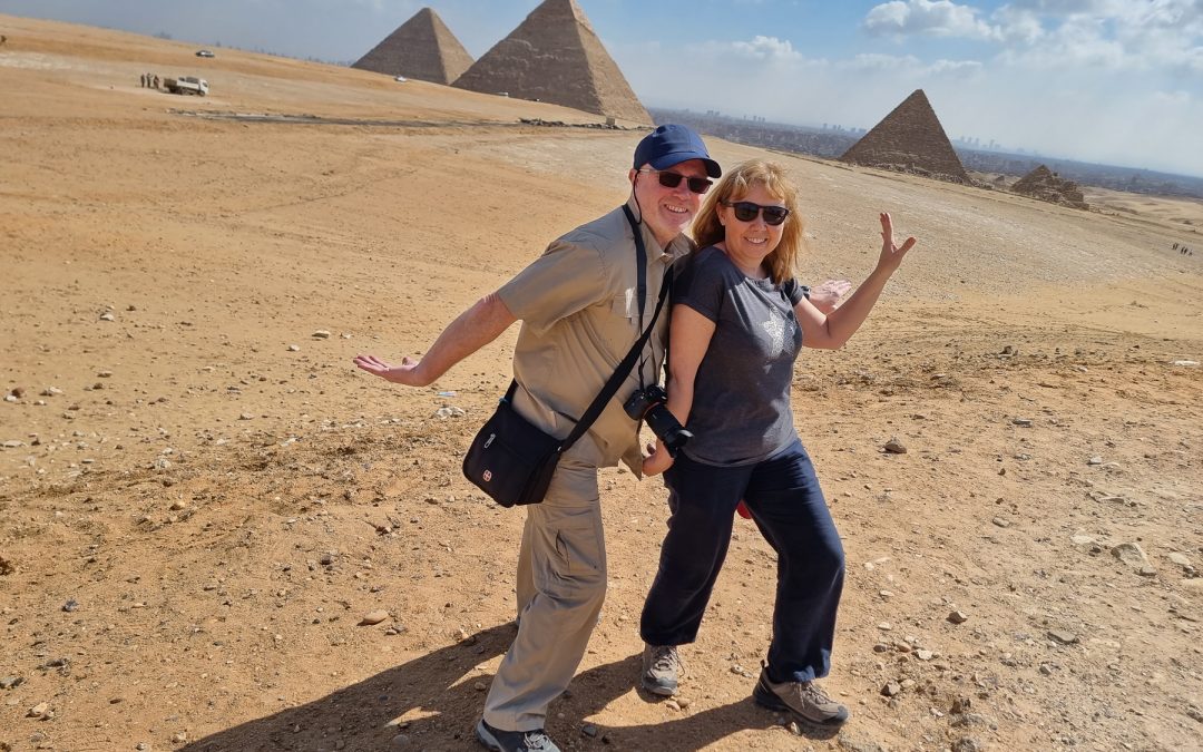 The Wonder of the Giza pyramids